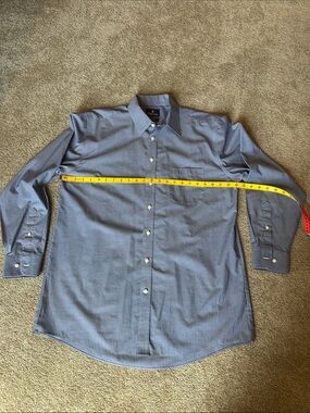 Stafford Blue Pinstripe Dress Shirt